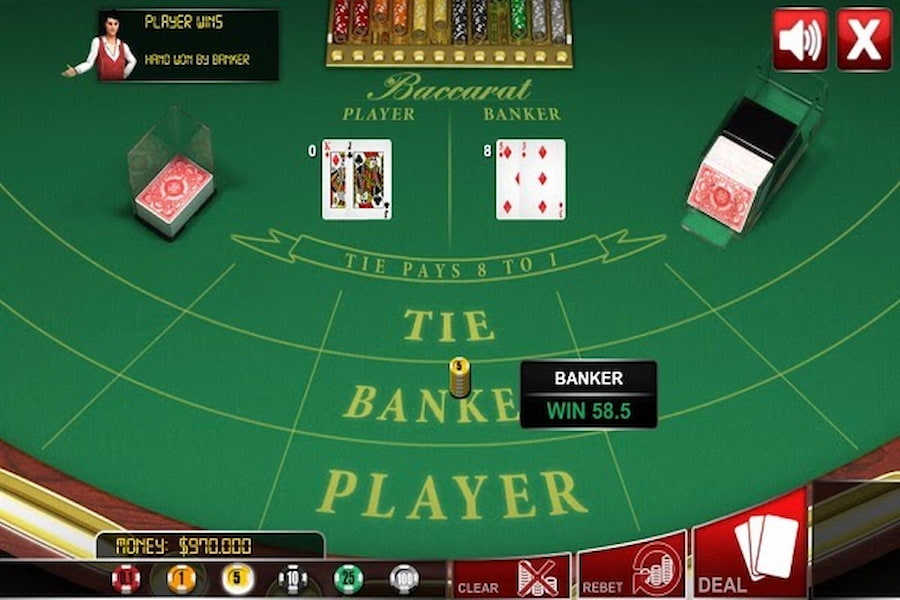 Luật đánh của bộ môn baccarat rất dễ hiểu