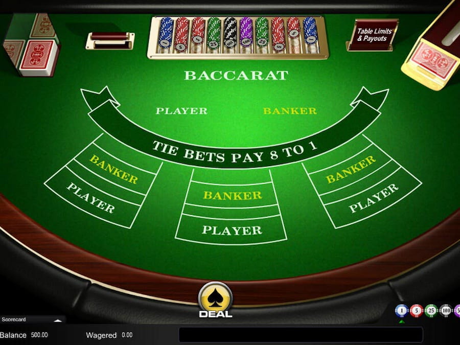 Các thuật ngữ thường thấy ở trò chơi baccarat