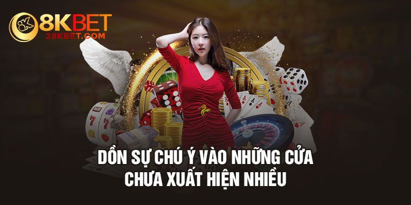 Dồn sự chú ý vào những cửa sicbo (tài xỉu) chưa xuất hiện nhiều