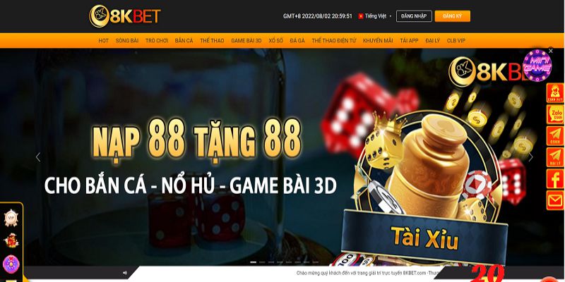 Thực hư tin đồn 8KBET bị bắt